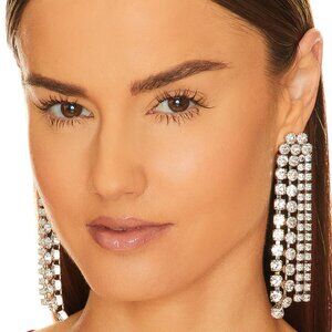 Isabel Marant D'Oriell Crystal Earrings -Worn only once, Comes with OG Packaging